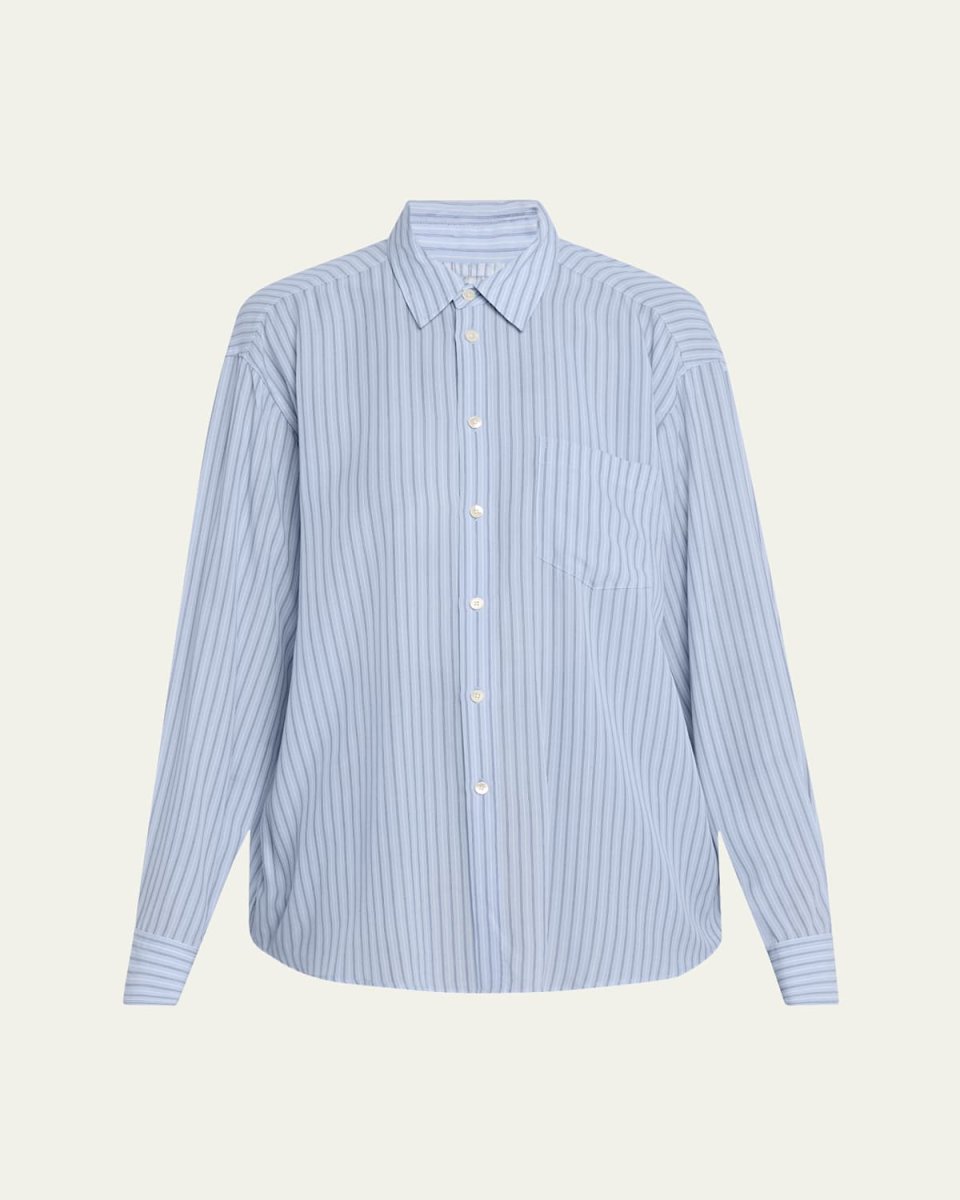Stripe Button-Front Shirt